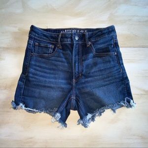 AMERICAN EAGLE High Rise Jean Shorts